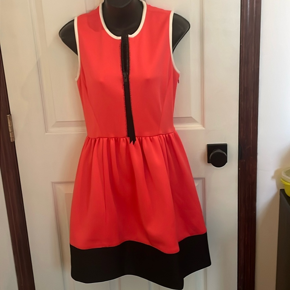 Coral pink Kate spade scuba dress